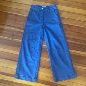 Everlane wide leg crop pants